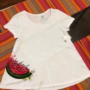 NWT Crown & Ivy Watermelon T-Shirt